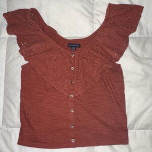 American Eagle Terracotta Knit Top